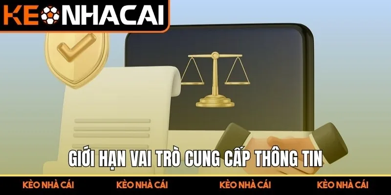 Giới hạn vai trò cung cấp thông tin