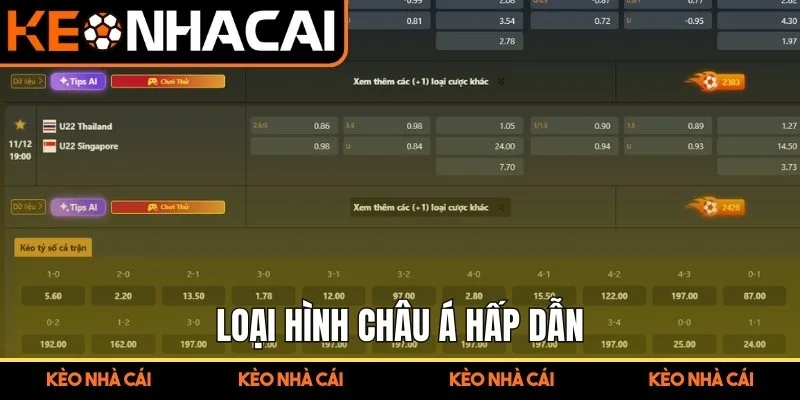 Loại hình châu Á hấp dẫn