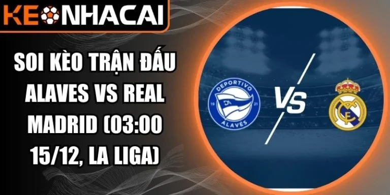 Soi kèo trận đấu Alaves vs Real Madrid